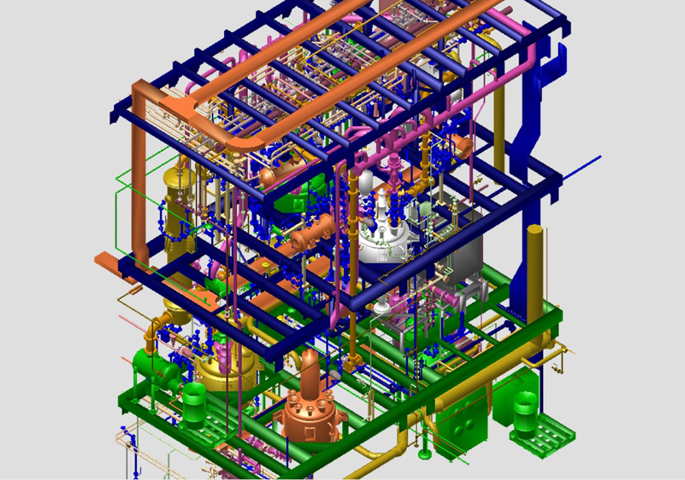 Le concepteur d'installations WSP CEL réalise des installations de process 3D avec MPDS4
