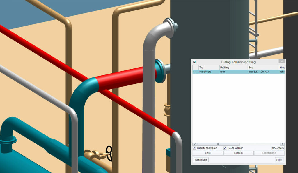 CAO 3D pour la construction d'installations