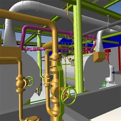 Integrated plant design with M4 PLANT