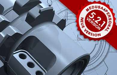 Freigabe: Neues kostenloses CAD: MEDUSA4 Personal 5.2.1